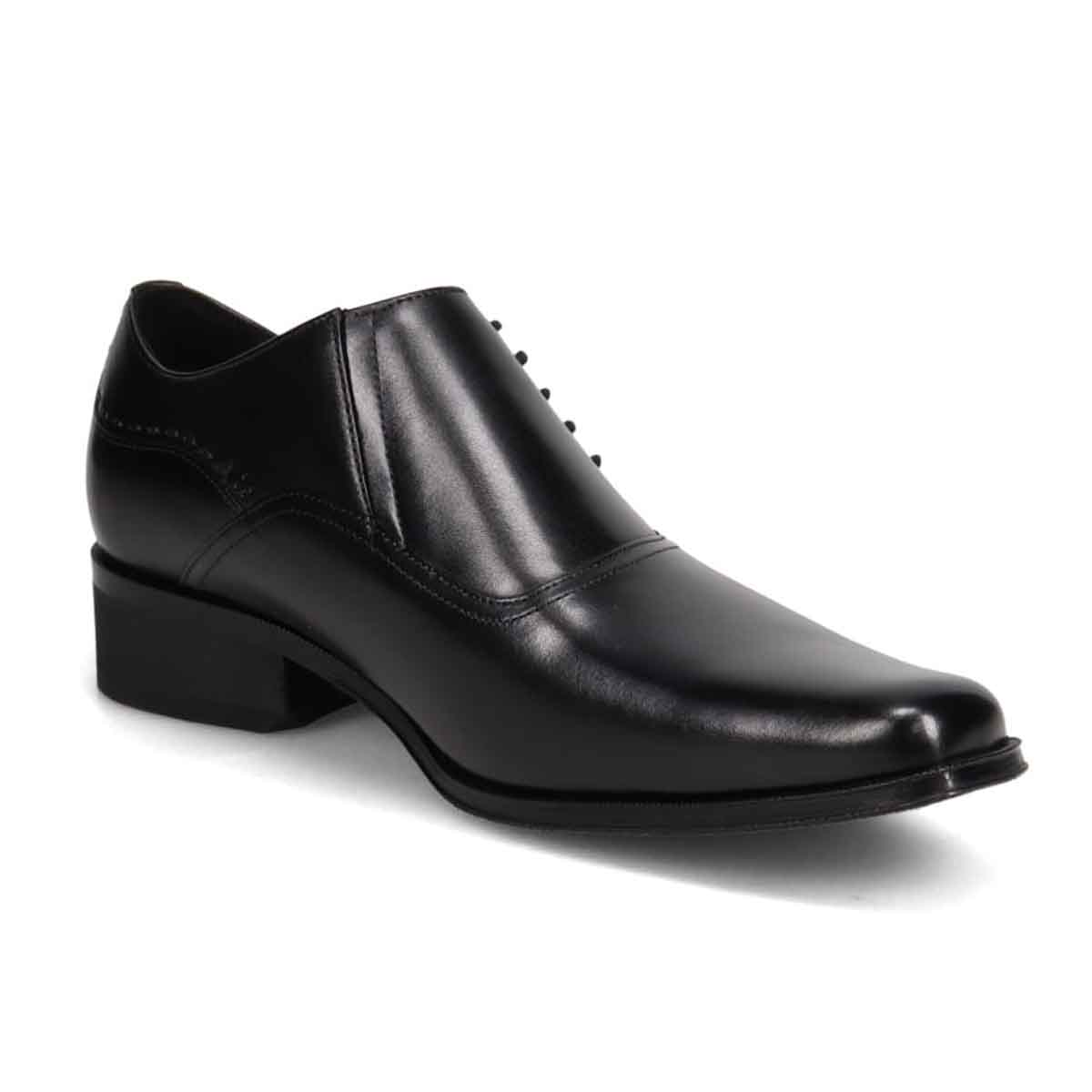 モデロ MODELLO 「リカバリーインソール」搭載で指圧効果により血行を115％促進。サイドレースドレスシューズ　DM5523XR BLACK 25.0