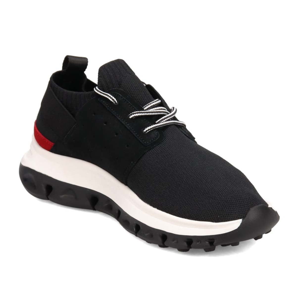 モデロ MODELLO レースアップカジュアルスニーカー　DM6522 BLACK M(25.0～25.5cm)