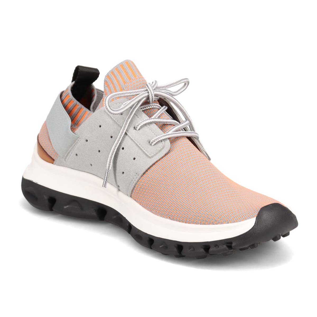 モデロ MODELLO レースアップカジュアルスニーカー　DM6522 L-GRAY/ORANGE M(25.0～25.5cm)