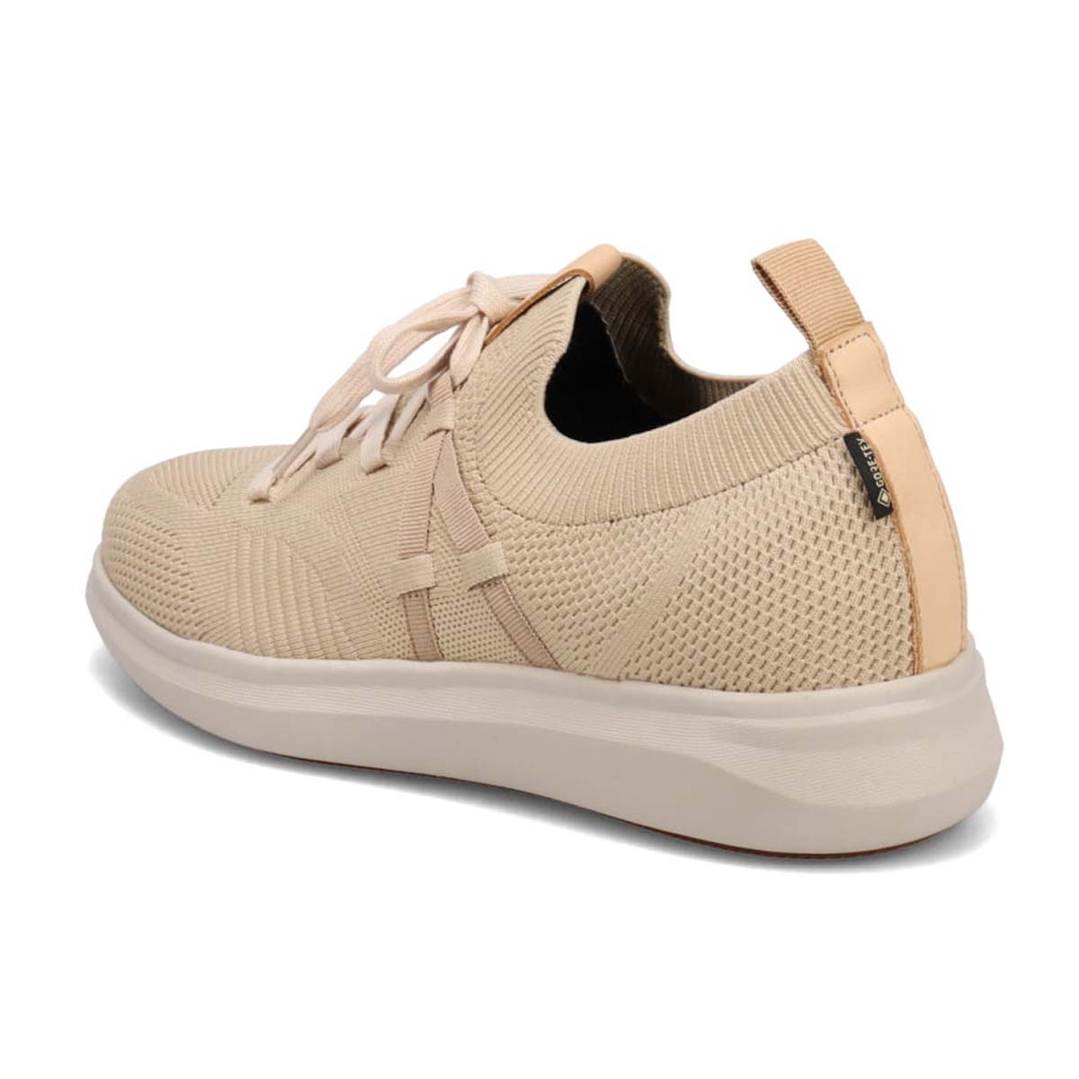 【GORE-TEX】モデロ MODELLO ゴアテックス 「Recovery Shiatsu Insole」搭載で指圧効果により血行をよくする。 カジュアルニットスニーカー　DM6525GR BEIGE 25.0