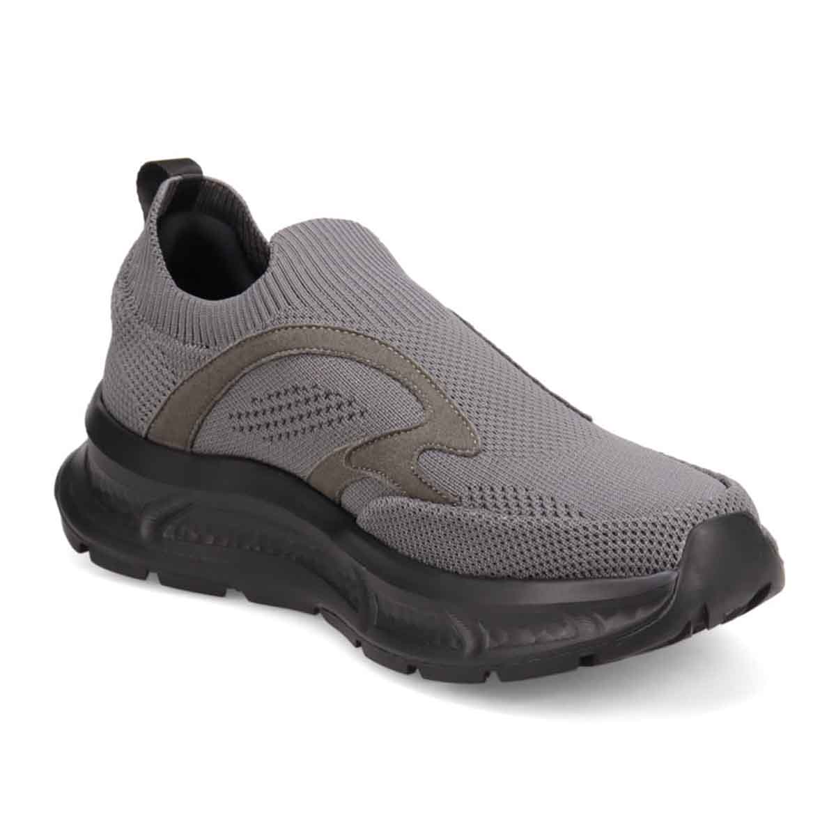 モデロ MODELLO 「Recovery Shiatsu Insole」搭載で指圧効果により血行をよくする。厚底ニット スリッポンスニーカー　DM6531R D-GRAY 25.0