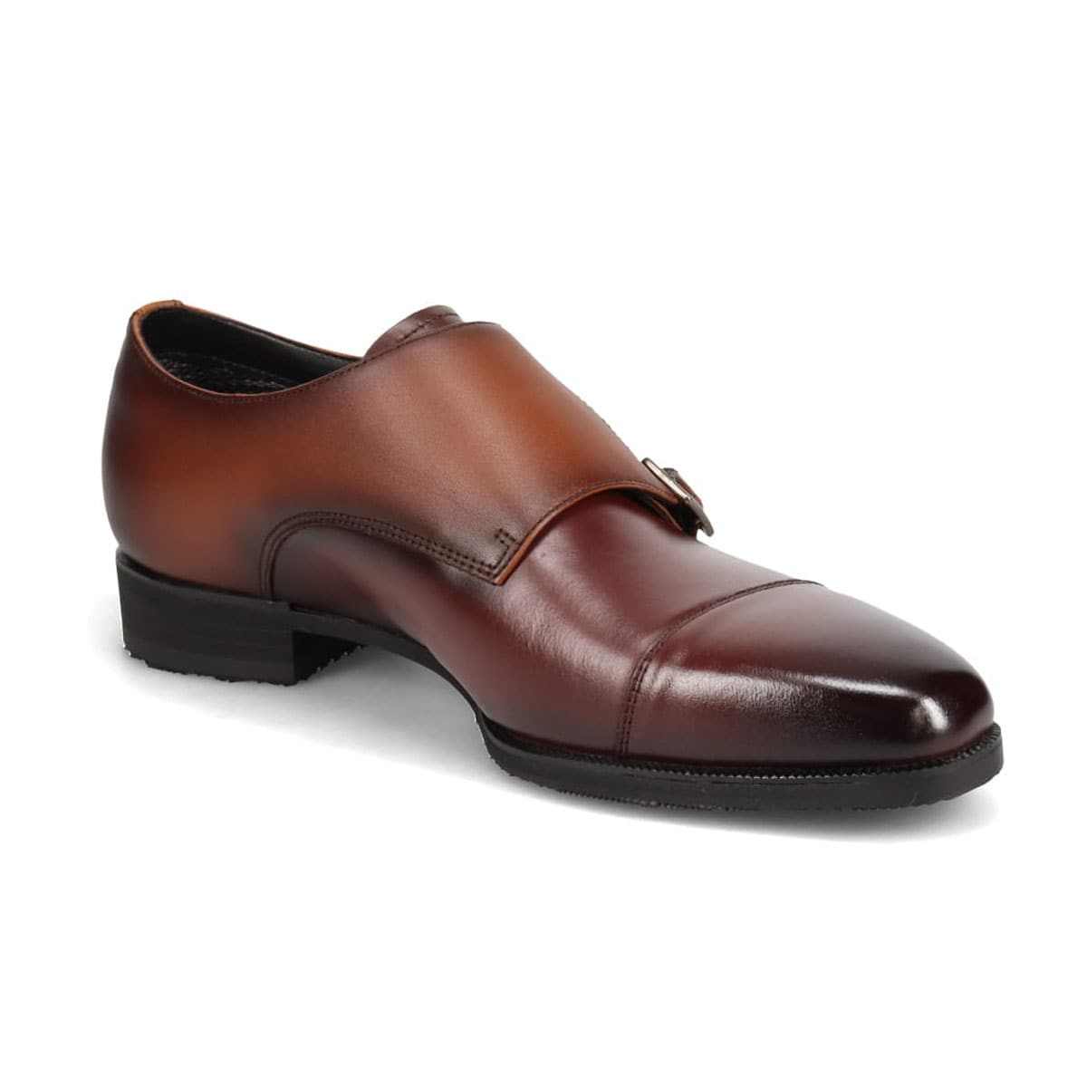 ≪EC限定カラー≫【抗ウイルス・抗菌加工】モデロ MODELLO GORE-TEX ダブルモンクドレスシューズ　DM804G BURGUNDY/D-BROWN（EC限定カラー） 25.0