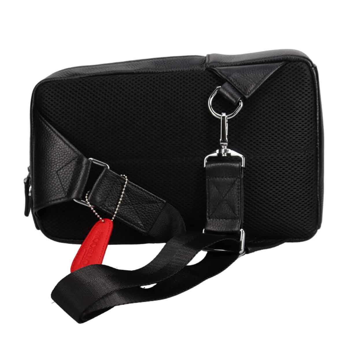 モデロ MODELLO　メンズ本革ボディバッグ　DMB1214 BLACK FREE