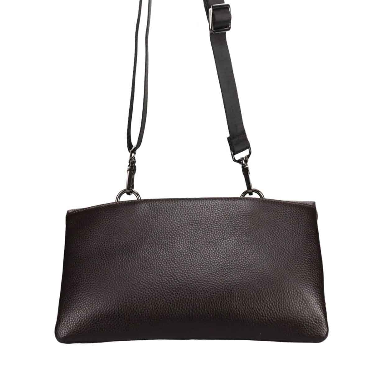 モデロ MODELLO　メンズ本革クラッチバッグ2WAYショルダー　DMB1215 D-BROWN FREE