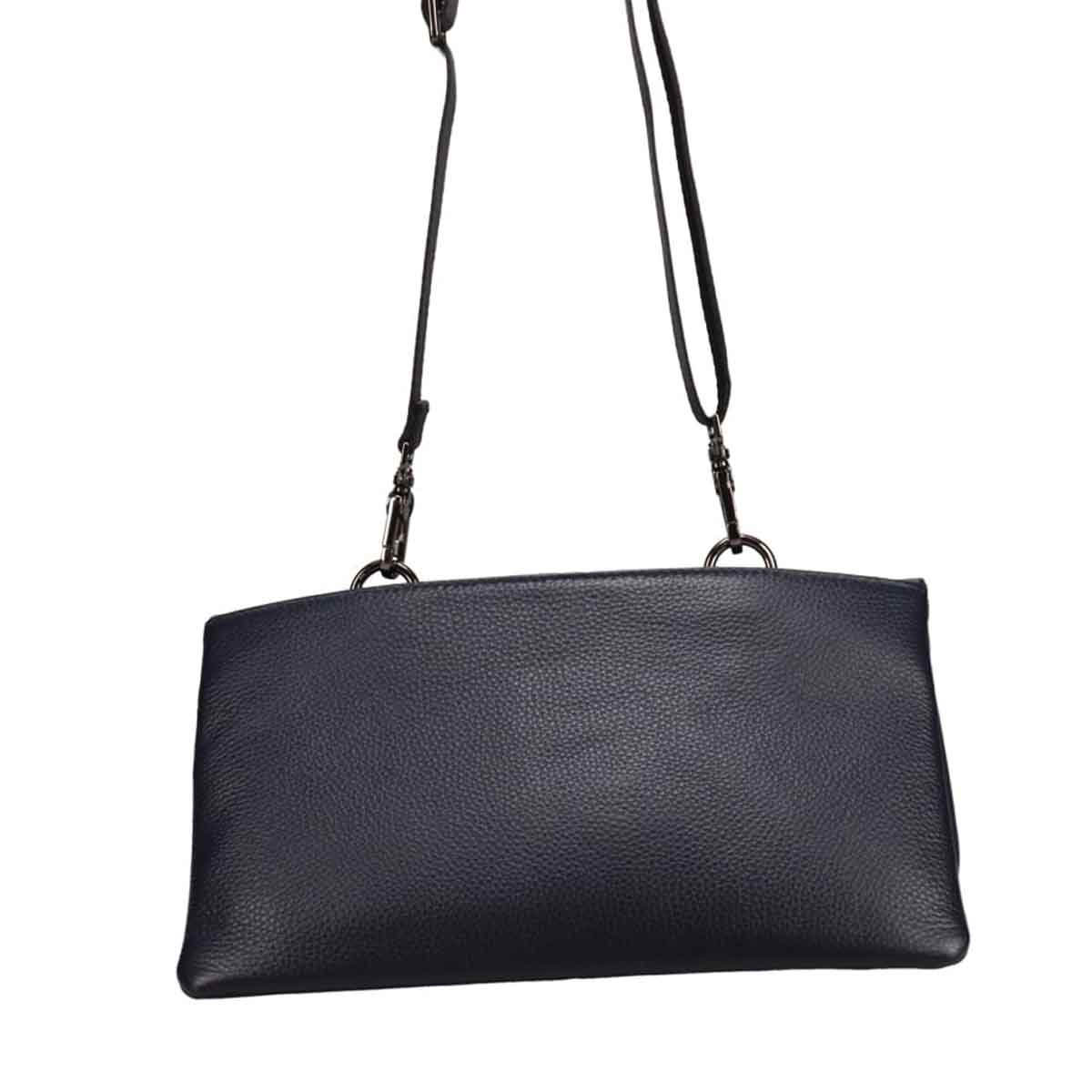 モデロ MODELLO　メンズ本革クラッチバッグ2WAYショルダー　DMB1215 NAVY FREE