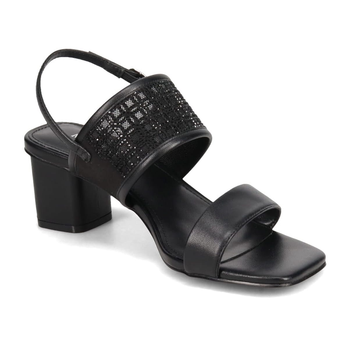 モデロ MODELLO レーザーカット＆貴石デザインサンダル  DML4522 BLACK 23.0