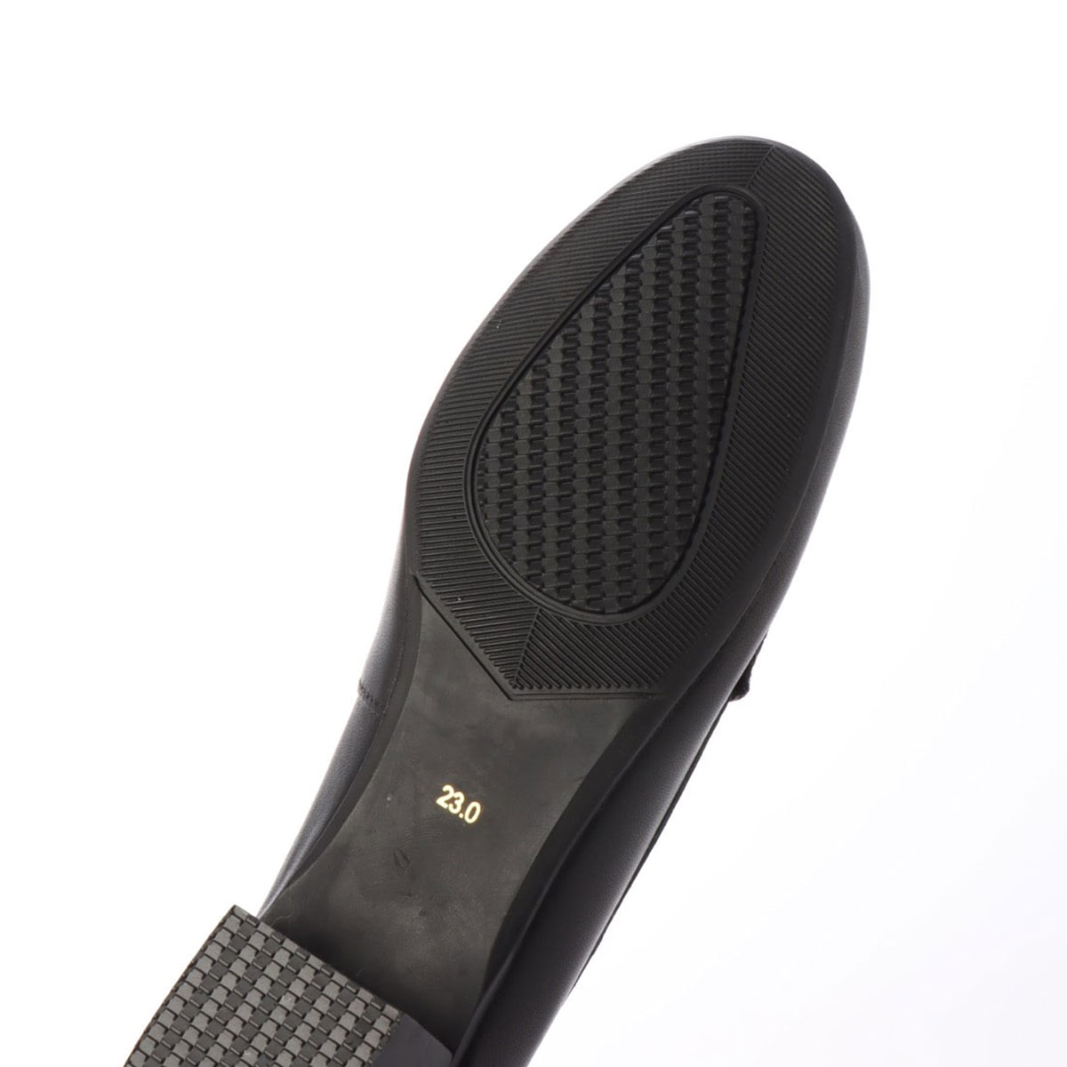 【撥水加工】モデロ MODELLO 人気のモカシンパンプスがリニューアル DML5026 BLACK/BLACK 23.0