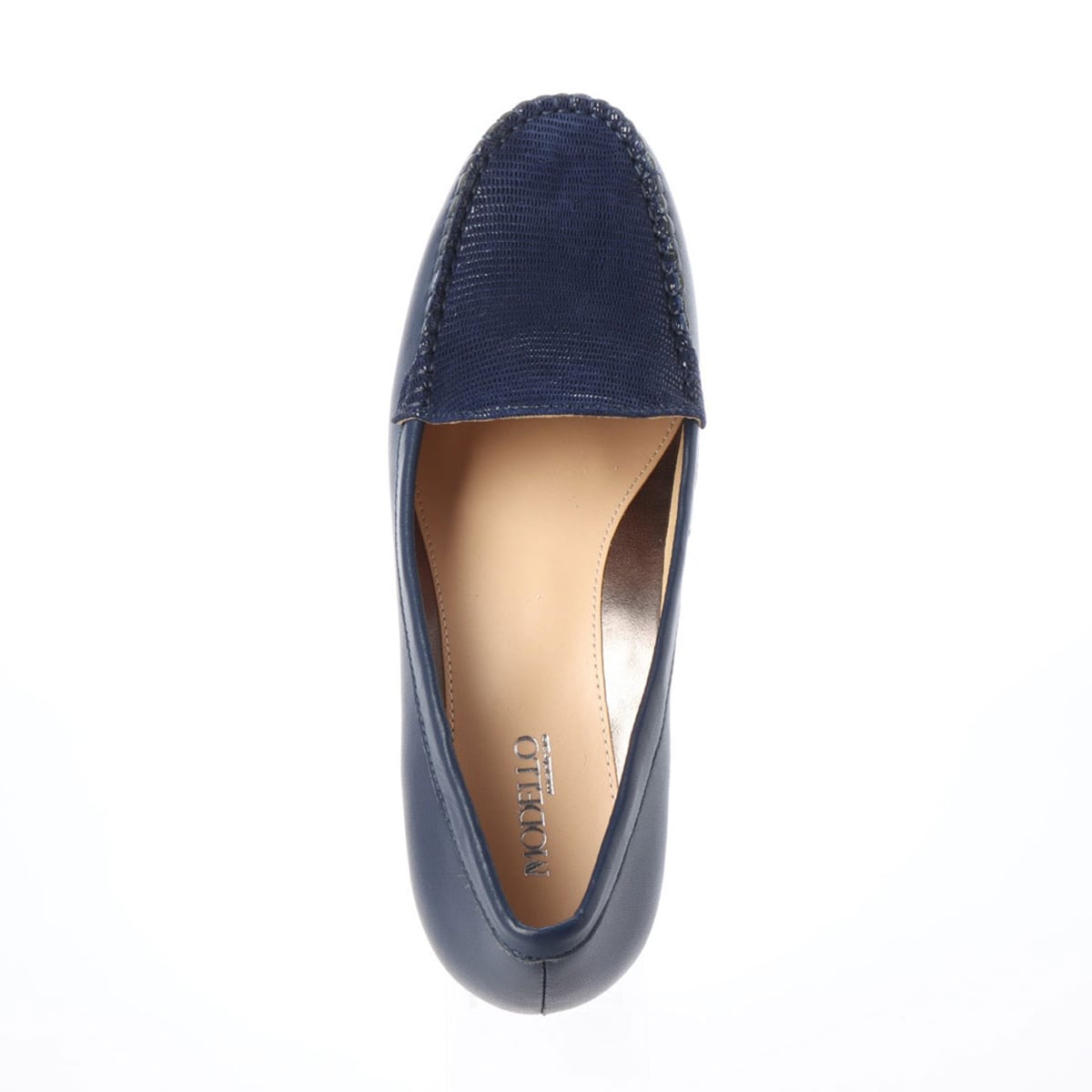 【撥水加工】モデロ MODELLO 人気のモカシンパンプスがリニューアル DML5026 NAVY 23.0