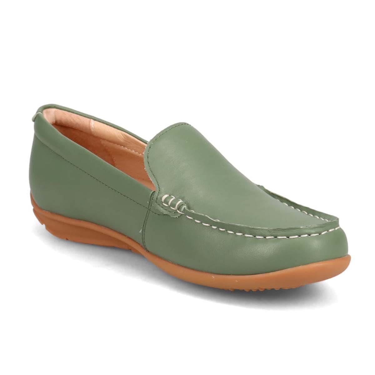 モデロ MODELLO スクエアトゥ モカシンシューズ  DML5500 GREEN 23.0