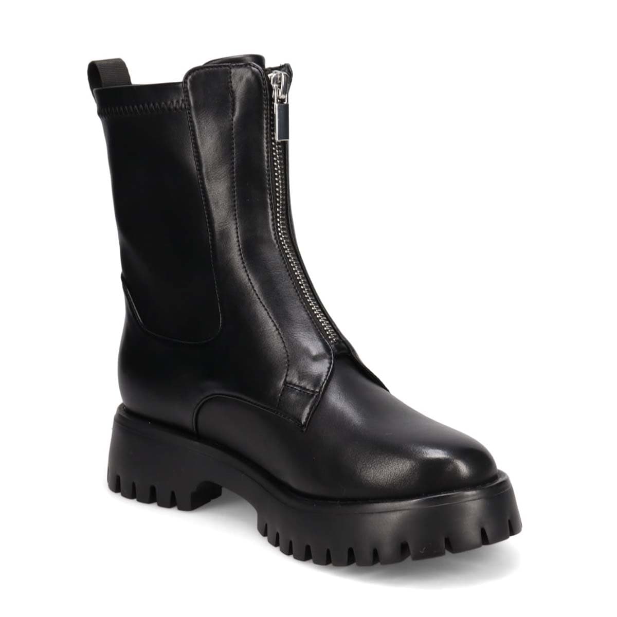 【撥水仕様】モデロ MODELLO COVEROSS Bee 3.5cmヒール タンクソールショートブーツ  DML5504 BLACK 23.0