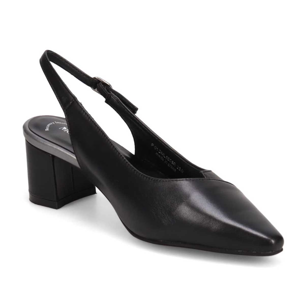 モデロ MODELLO 「リカバリーインソール」搭載で指圧効果により血行を115％促進。Recoveryポインテッドバックベルト　DML5506R BLACK 23.0