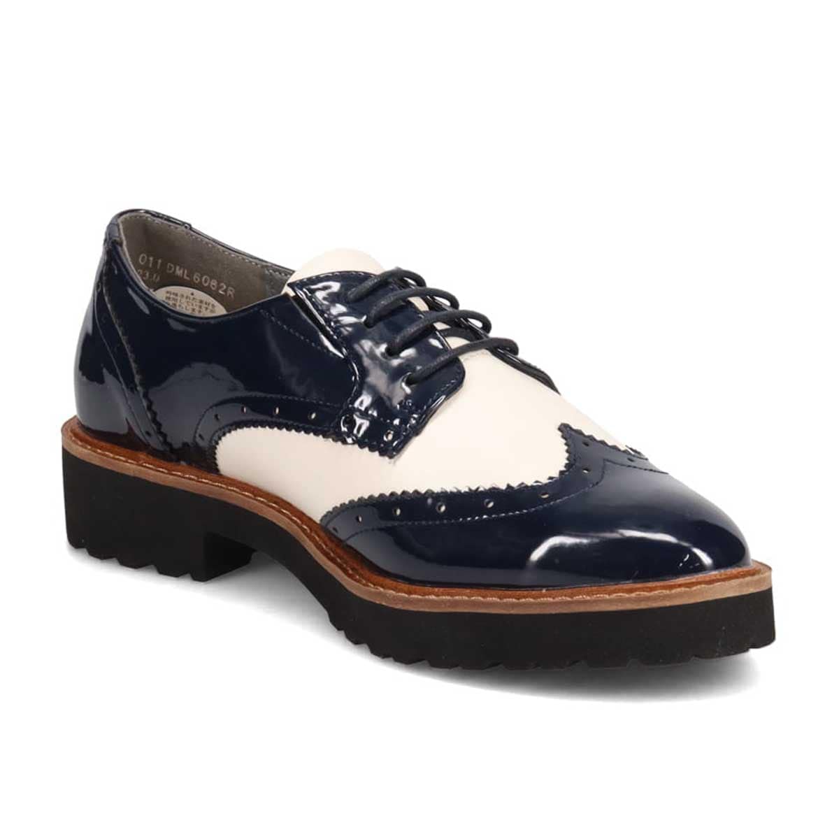 モデロ MODELLO 「リカバリーインソール」搭載で指圧効果により血行を115％促進。Recoveryスタンダードオックスフォードシューズ　DML6062R NAVY/C 23.0