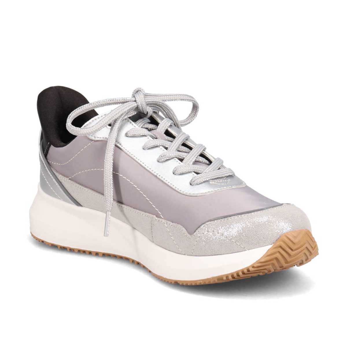 モデロ MODELLO 「リカバリーインソール」搭載で指圧効果により血行を115％促進。Recovery軽量ソールナイロンスニーカー　DML6067R GRAY 23.0