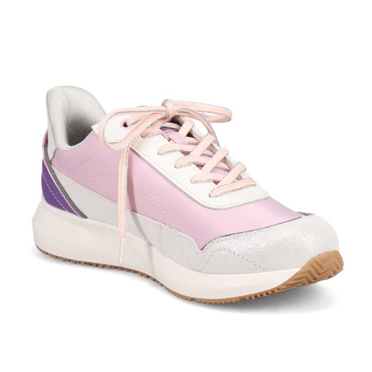 モデロ MODELLO 「リカバリーインソール」搭載で指圧効果により血行を115％促進。Recovery軽量ソールナイロンスニーカー　DML6067R LAVENDER 23.0