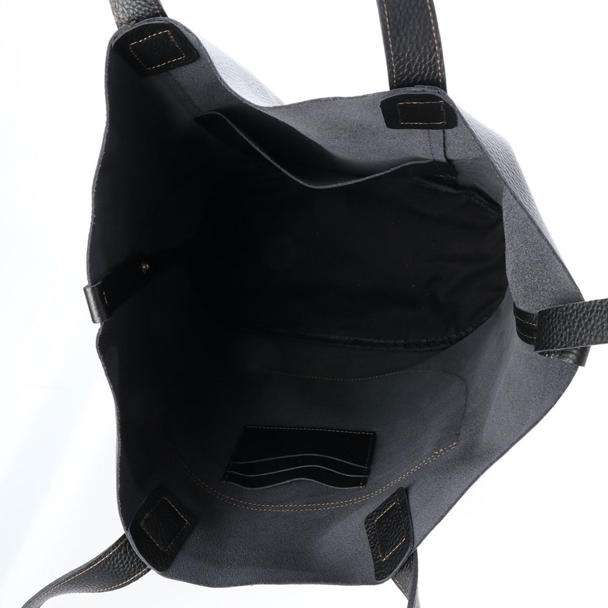 モデロ MODELLO 一枚革を使用した柔らかいトートバッグ DMLB102 BLACK FREE