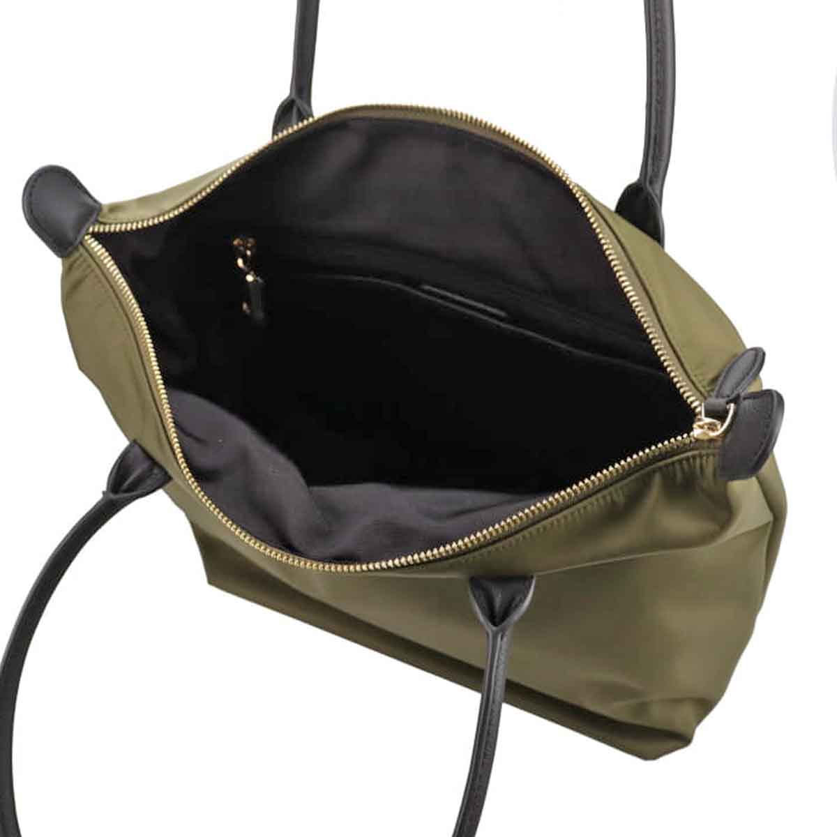 モデロ MODELLO　【王道キレイめ】高機能デイリーナイロントートバッグ　DMLB400 KHAKI FREE