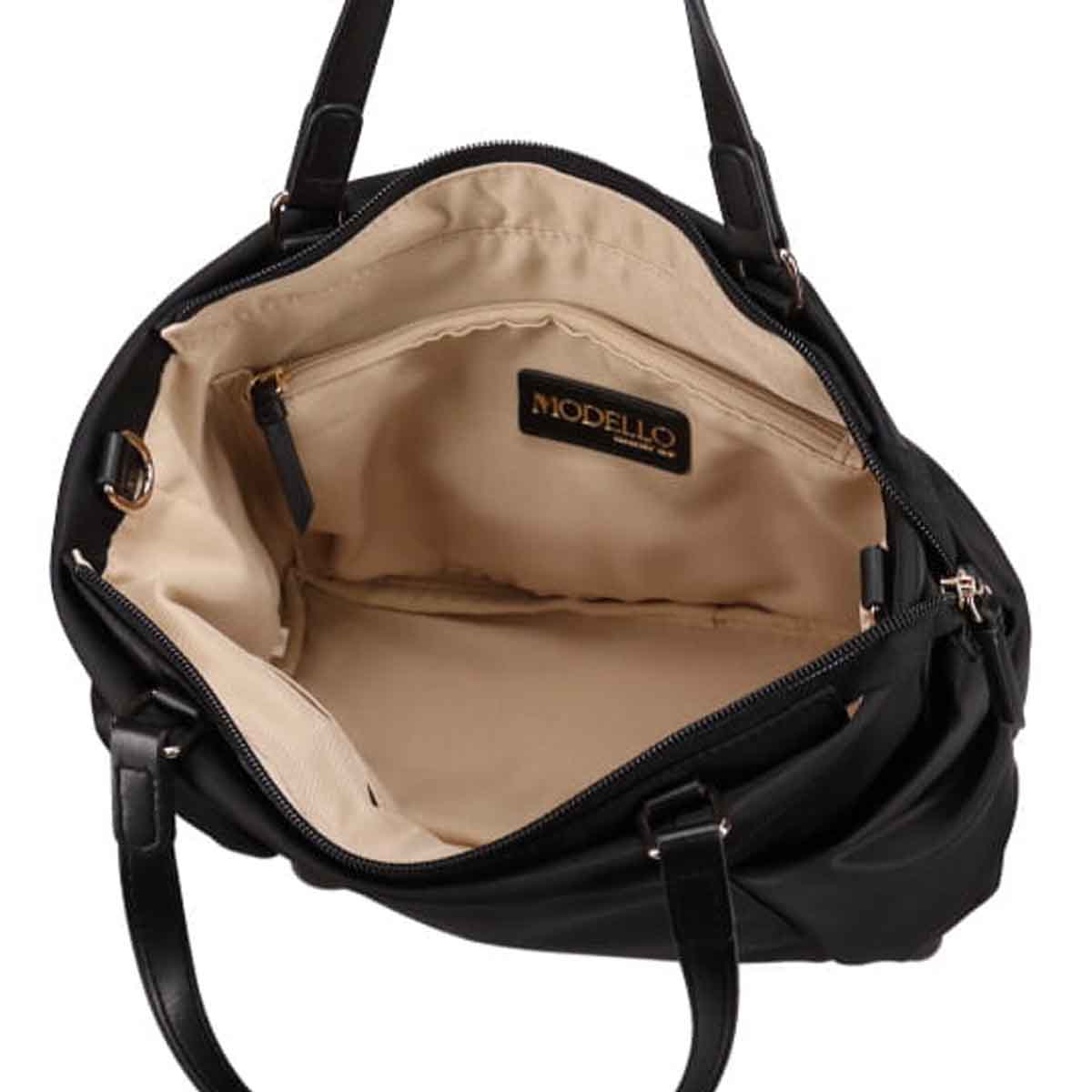 モデロ MODELLO　2WAY トートバッグ（ショルダーストラップ付き）バッグ　DMLB500 BLACK FREE