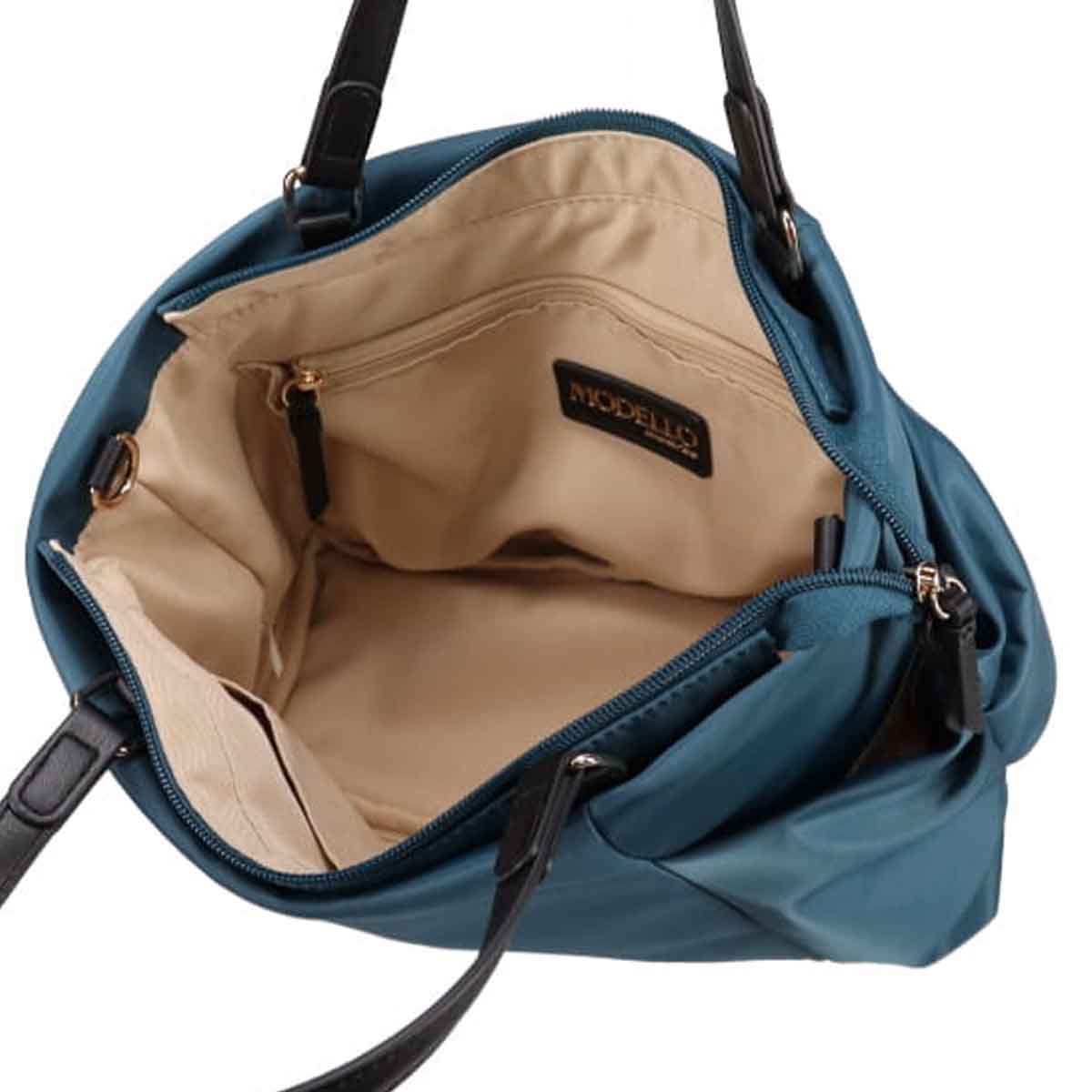 モデロ MODELLO　2WAY トートバッグ（ショルダーストラップ付き）バッグ　DMLB500 BLUE FREE