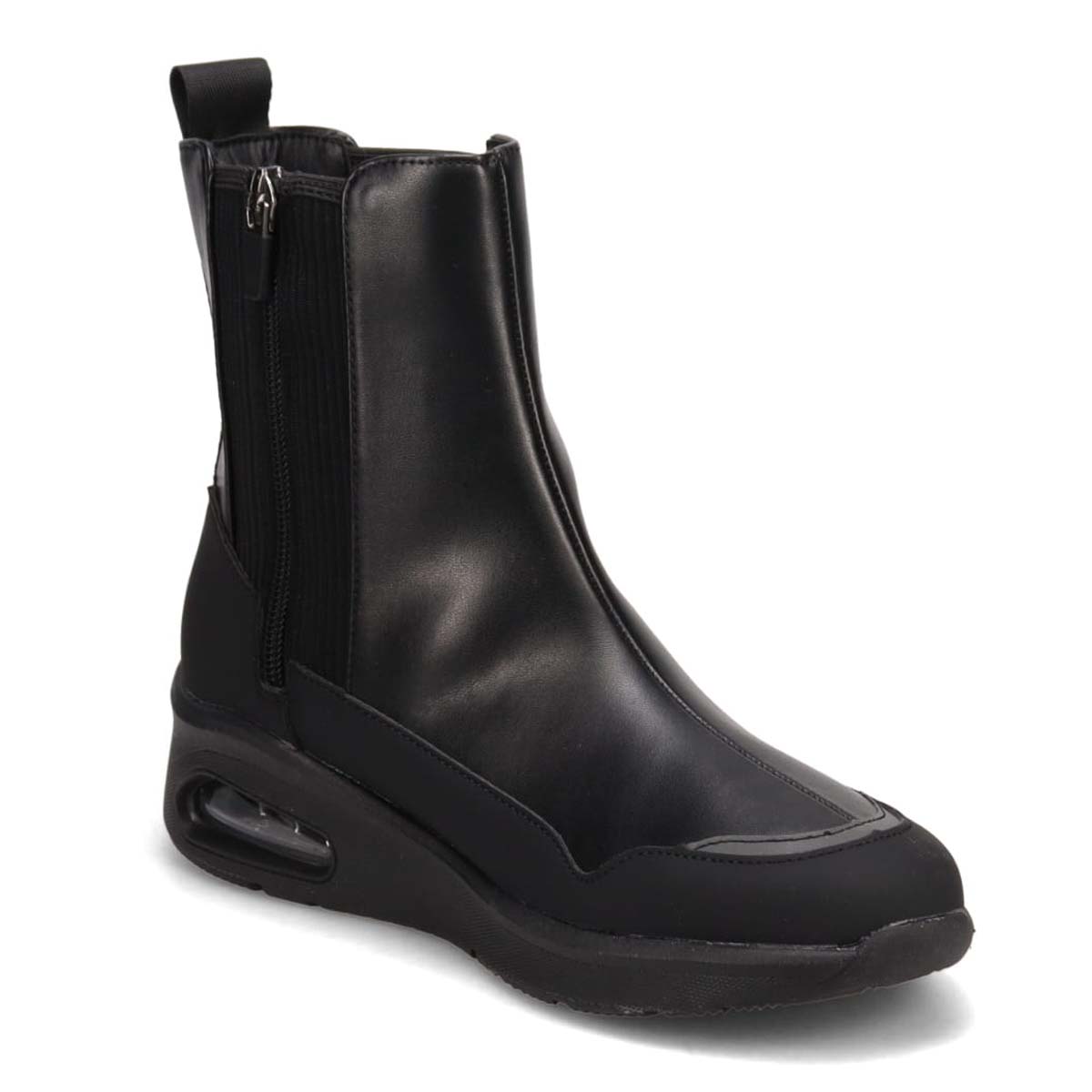 【4cm4時間防水設計】エル スポーツ ELLESPORT エアソールサイドゴアブーツ　ESP12600 BLACK 23.0