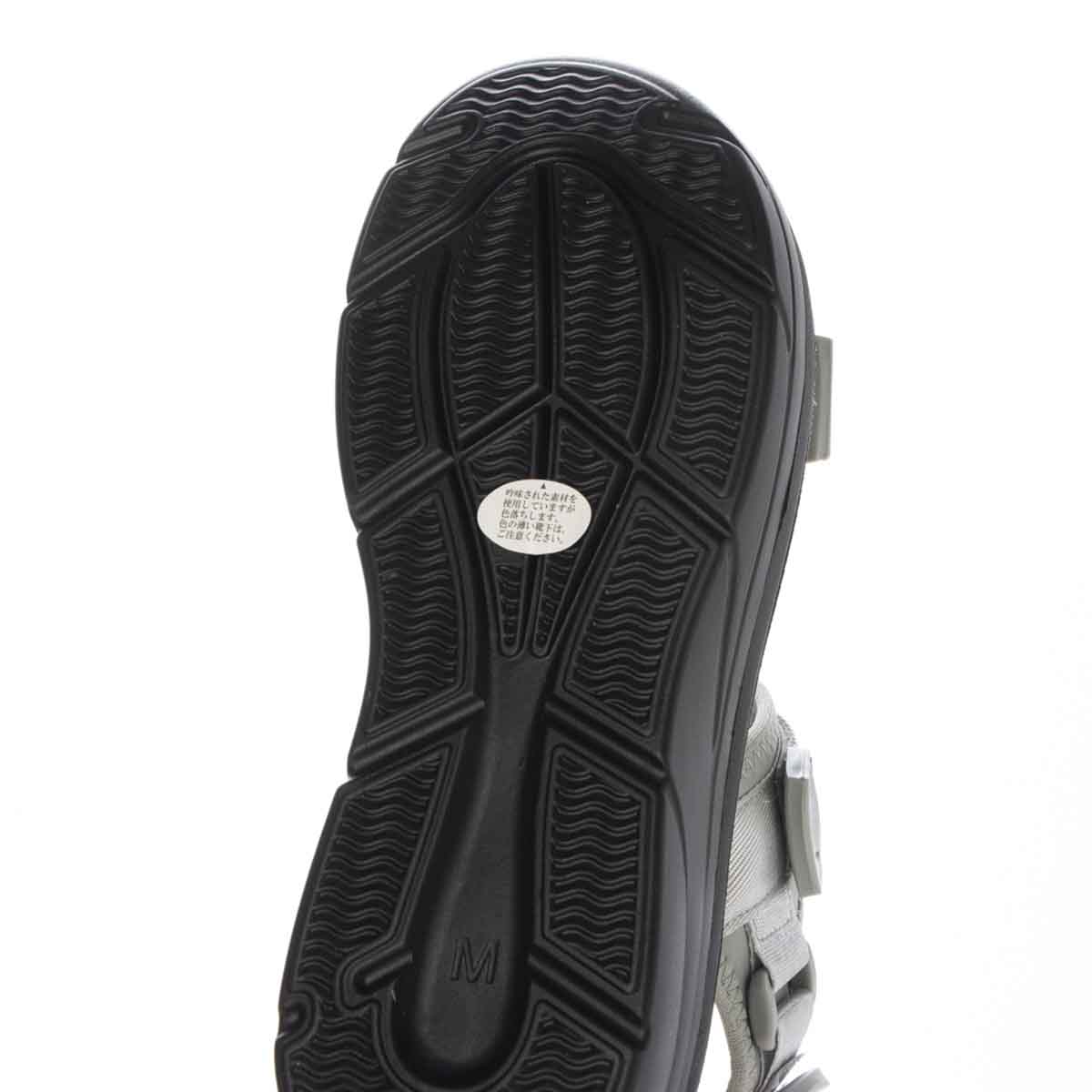 エル スポーツ ELLESPORT 　2本ベルト厚底スポーツサンダル　ESP12607 SILVER M（23～23.5ｃｍ）