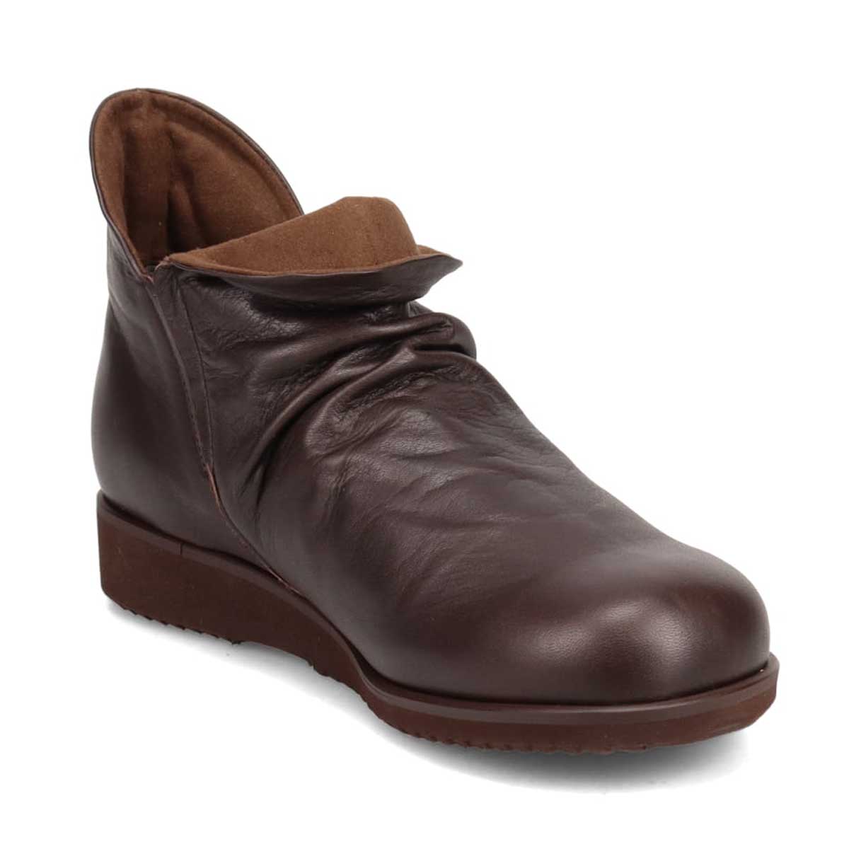 シティ ゴルフ City Golf  幅広５Eラストのカジュアルショートブーツ　GFL5305 D-BROWN 23.0