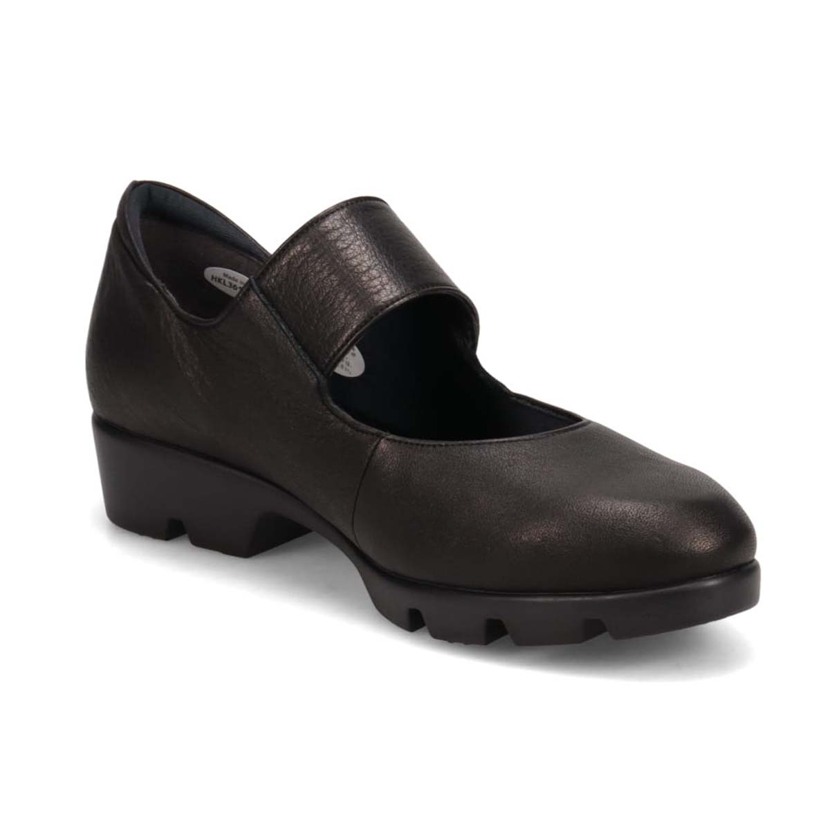 HIROKO KOSHINO 軽やかな履き心地♪甲ベルト付き カジュアルパンプス  HKL3614 BLACK 23.0