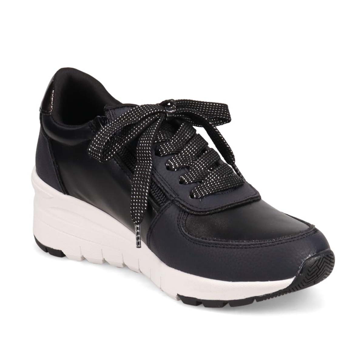 HIROKO KOSHINO スタイルアップスニーカー　HKL6211 BLACK 23