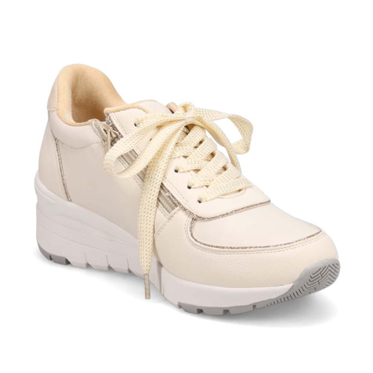 HIROKO KOSHINO スタイルアップスニーカー　HKL6211 IVORY 23