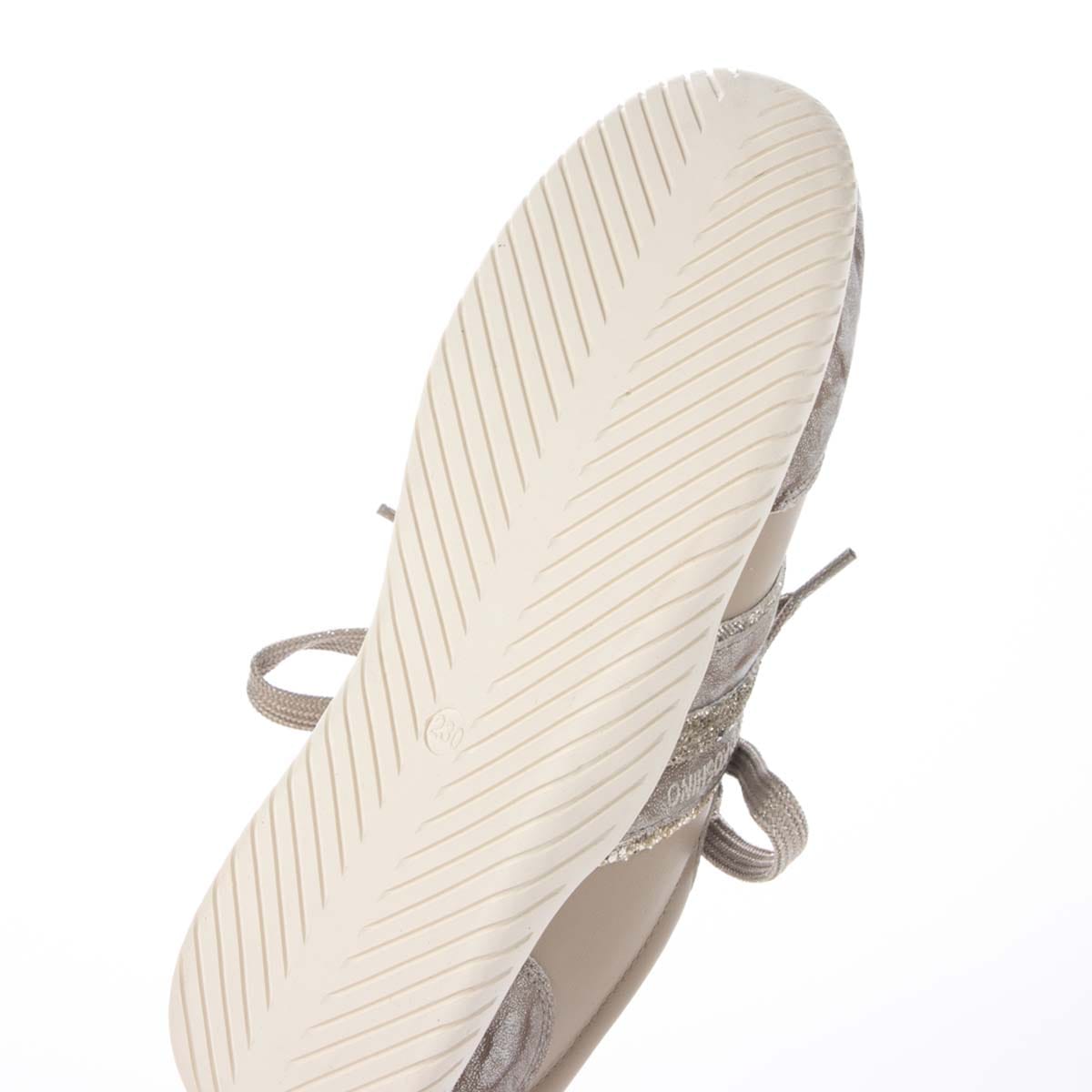 HIROKO KOSHINO レースアップスニーカー　HKL9000 OAK 23.0