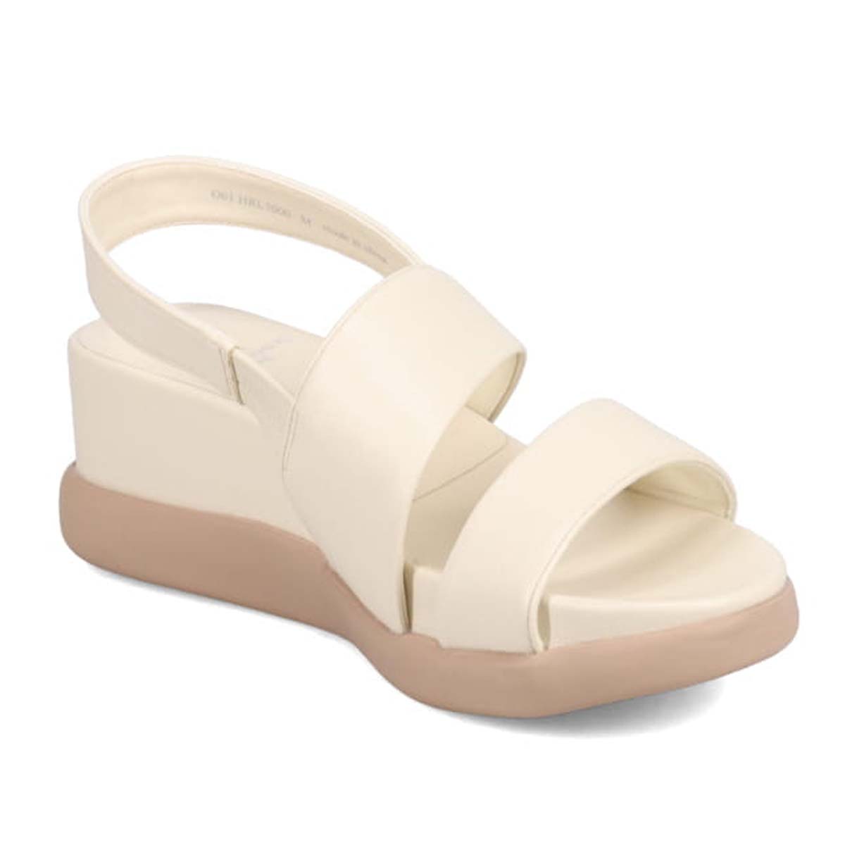 HIROKO KOSHINO FEMME 屈曲性のあるウェッッジソールサンダル　HRL5000 IVORY M　(23.0～23.5)
