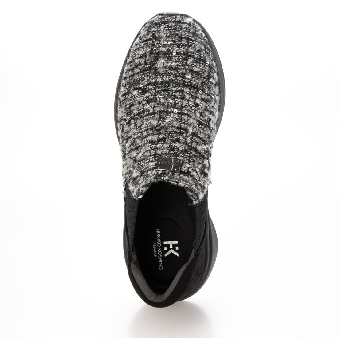 HIROKO KOSHINO FEMME シンプルなサイドゴアブーティ HRL5012 BLACK/C 23.0