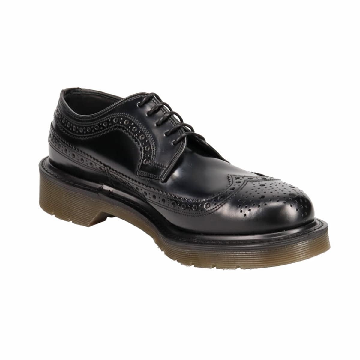 【Loake-ローク】model:624　英国製グッドイヤーウェルト製法ドレスシューズ　ウィングチップ　IMLK1016 BLACK 6.5 (25.0)