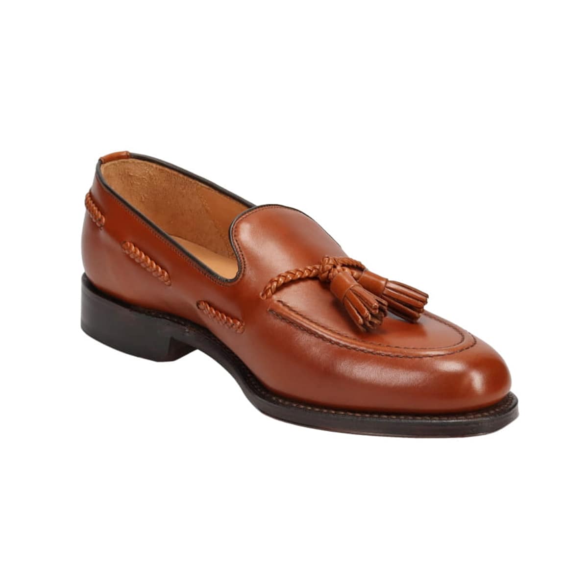 【Loake-ローク】model:Temple　英国製グッドイヤーウェルト製法ドレスシューズ　タッセルローファー　IMLK1023 BROWN 6.5 (25.0)