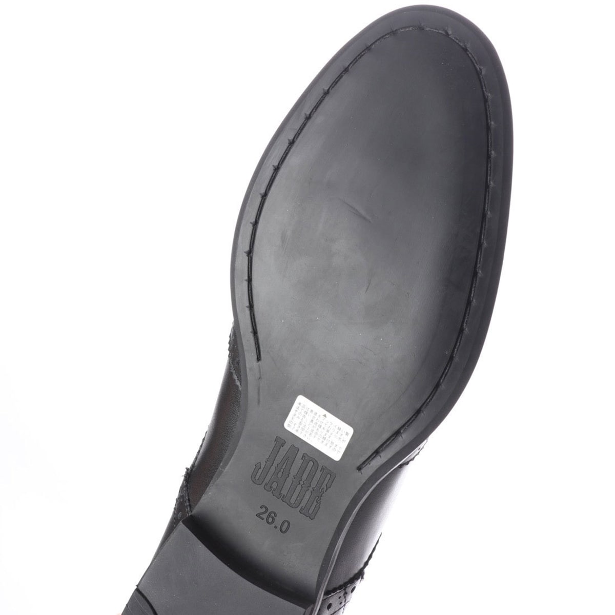 MEN】 JADE ウイングチップ JD5522(25.0 BLACK): メンズ｜MADRAS ...