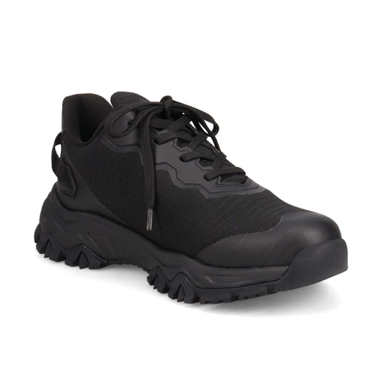 ランバンオンブルー LANVIN en Bleu 「リカバリーインソール」搭載で指圧効果により血行を115％促進。トレイルランニングスニーカー　LB1006XR BLACK 25.0