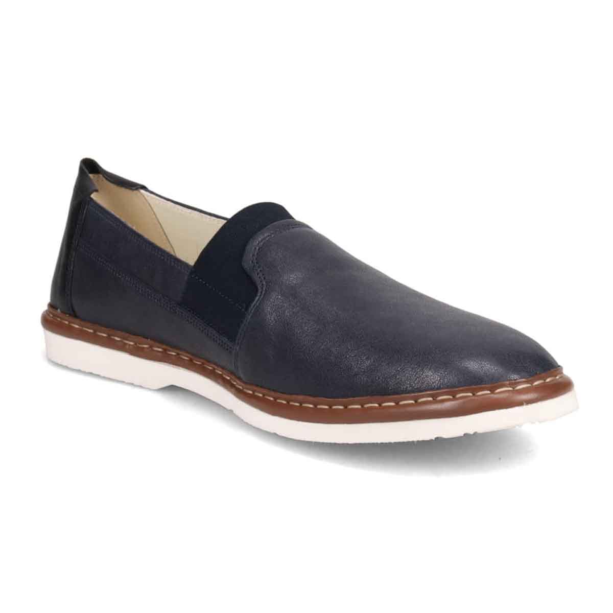 ランバンオンブルー LANVIN en Bleu 「Recovery Shiatsu Insole」搭載で指圧効果により血行をよくする。LANVIN en Bleu　ローファースリップオンシューズ  LB1015XR NAVY 25.0