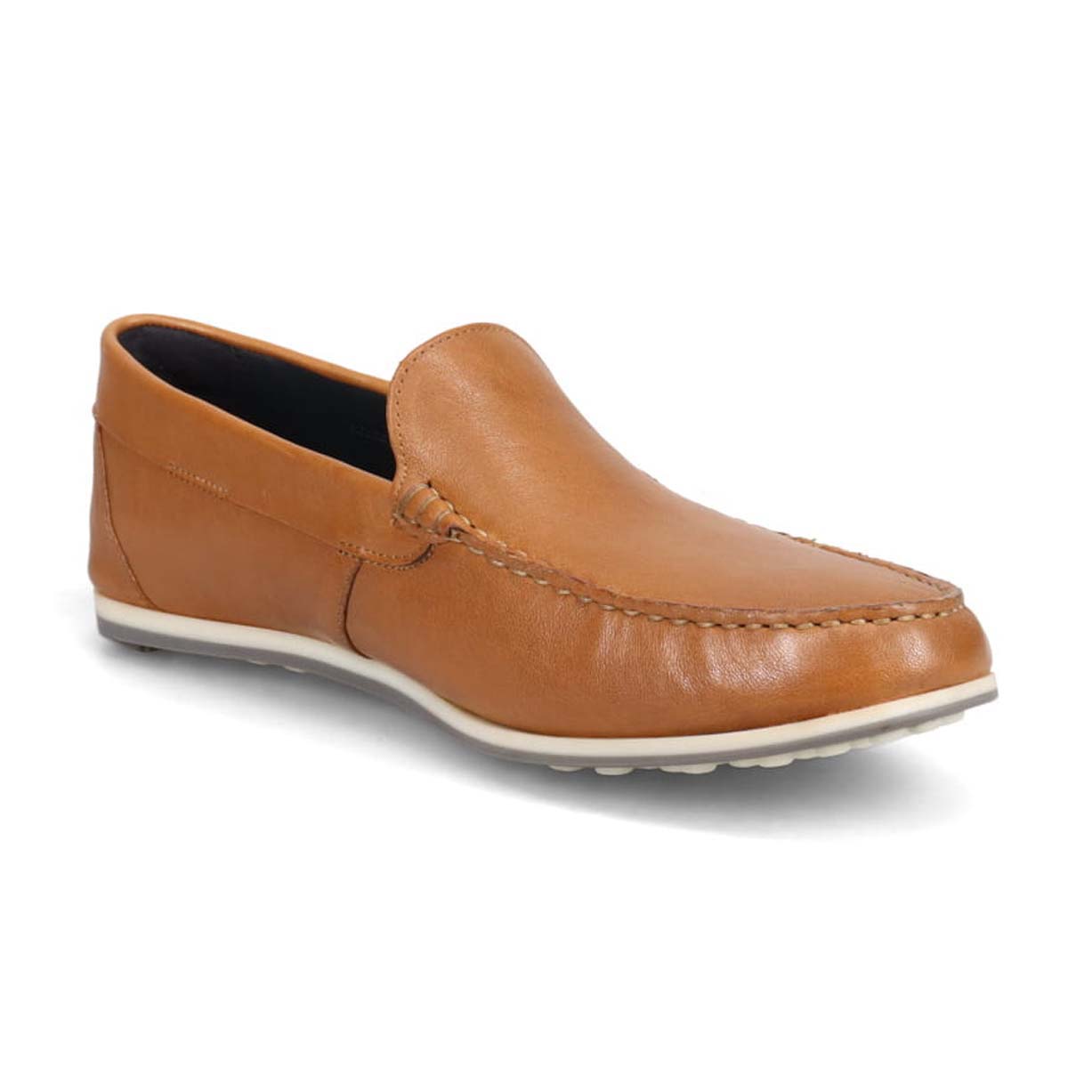 ランバンオンブルー LANVIN en Bleu 「リカバリーインソール」搭載で指圧効果により血行を115％促進。スリッポンカジュアルシューズ　LB1018XR CAMEL 25.0