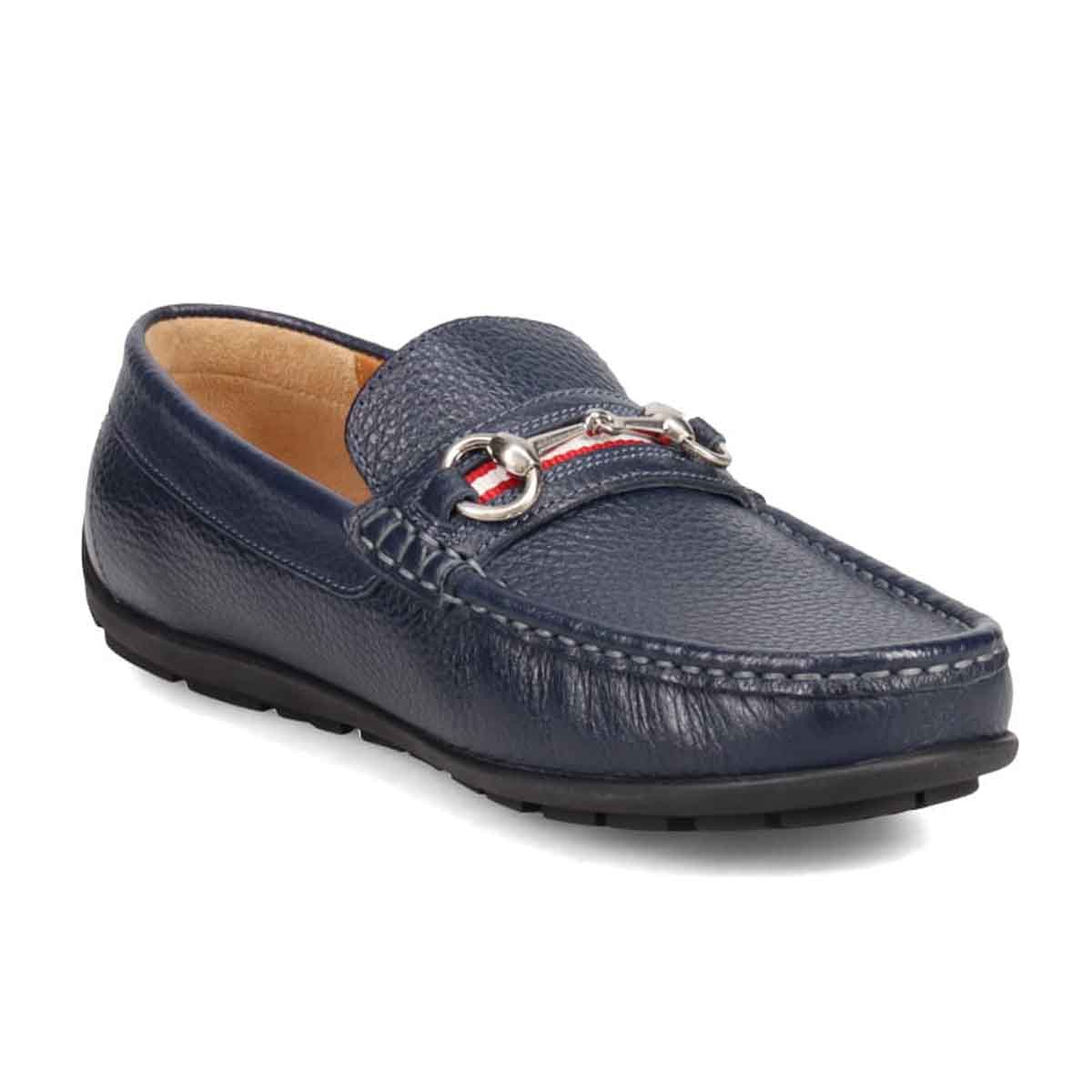 ルーテシア LUTECIA ビット付きソフトドライビングシューズ  LU8102 NAVY 25.0