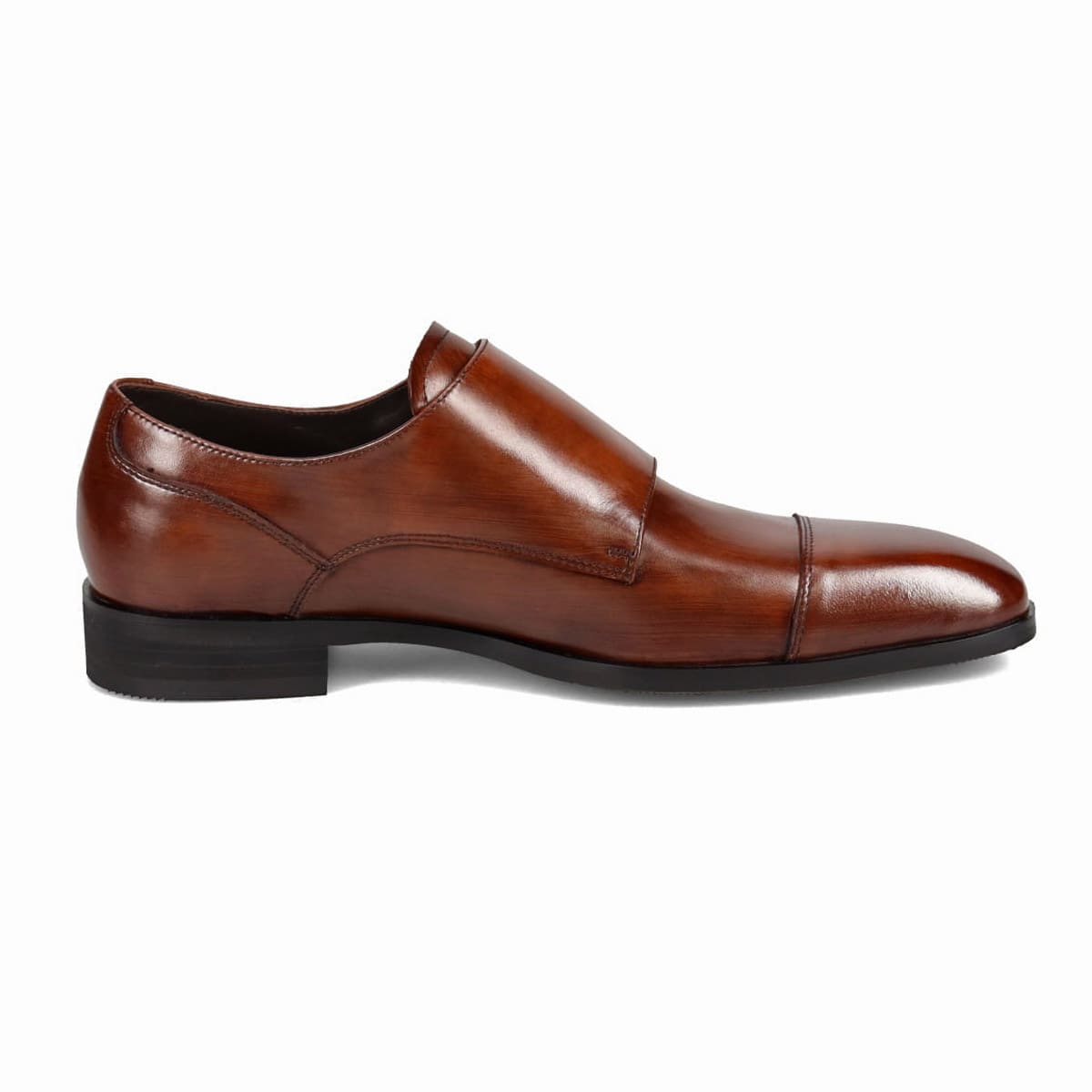 マドラス madras metaインソール  モンクストラップ ドレスシューズ M2713MT D-BROWN 25.0