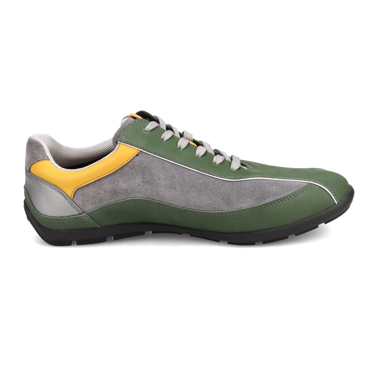 マドラス madras metaインソール搭載  レザースニーカー　M500MT GREEN/GRAY 25.0