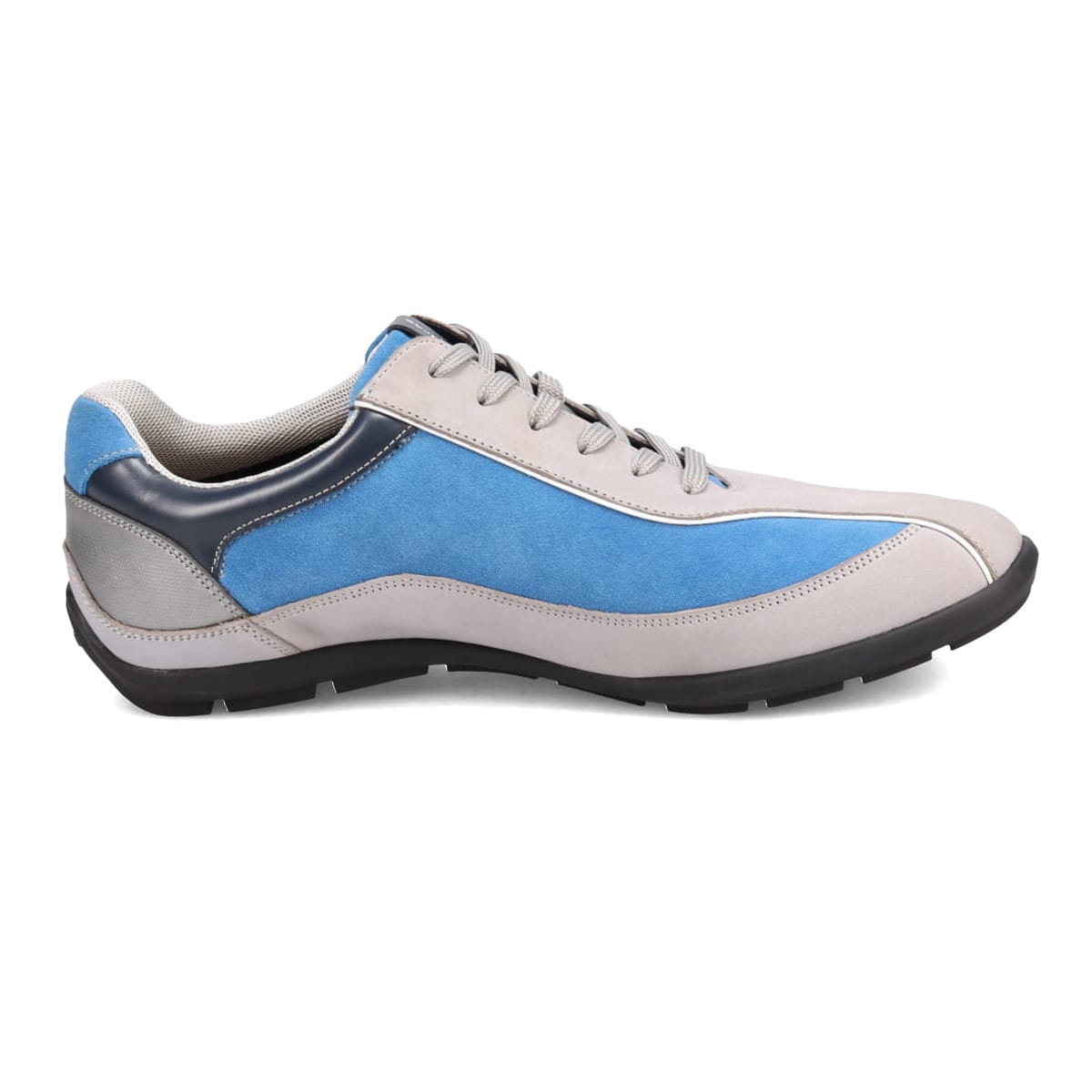 マドラス madras metaインソール搭載  レザースニーカー　M500MT L-GRAY/L-BLUE 25.0