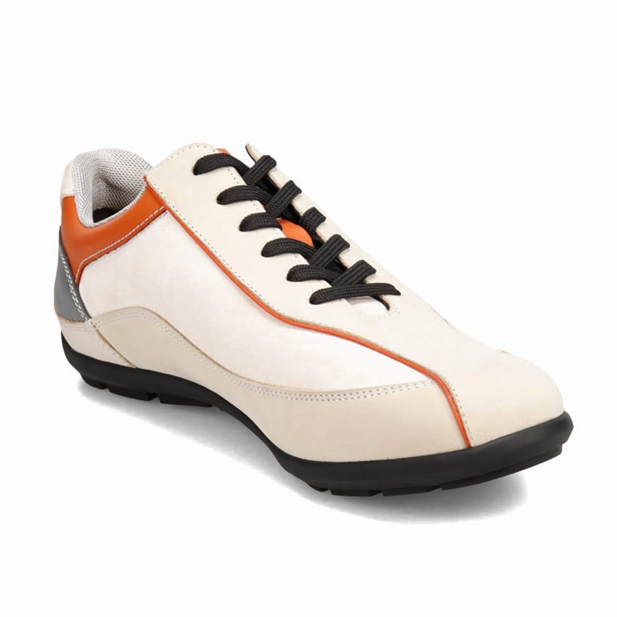 マドラス madras metaインソール搭載  レザースニーカー　M500MT WHITE/ORANGE 25.0