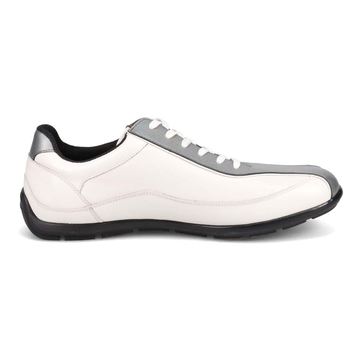 マドラス madras metaインソール搭載シューズ  レザースニーカー　M502MT SILVER/WHITE 25.0