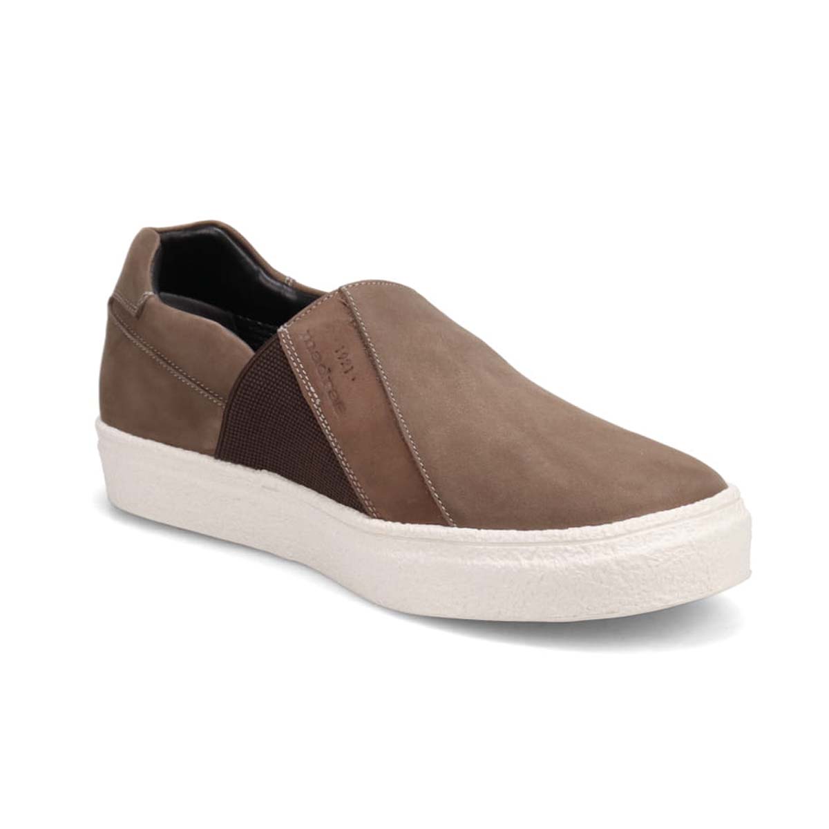 【GORE-TEX】マドラス madras 特許 リカバリーメタインソール搭載シューズ  スリッポンカジュアルシューズ　M510GMT GRAY-NUBUK 25.0