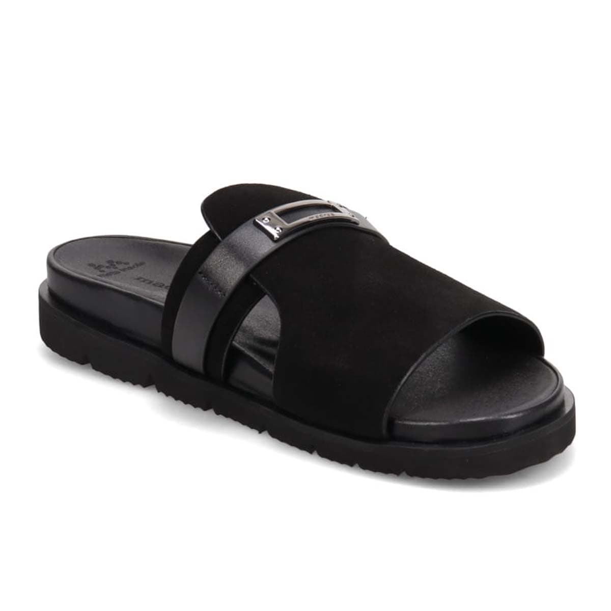 マドラス madras メタインソール搭載シューズ  レザーサンダル  M533MT BLACK-SILKY M（25.0～25.5ｃｍ）