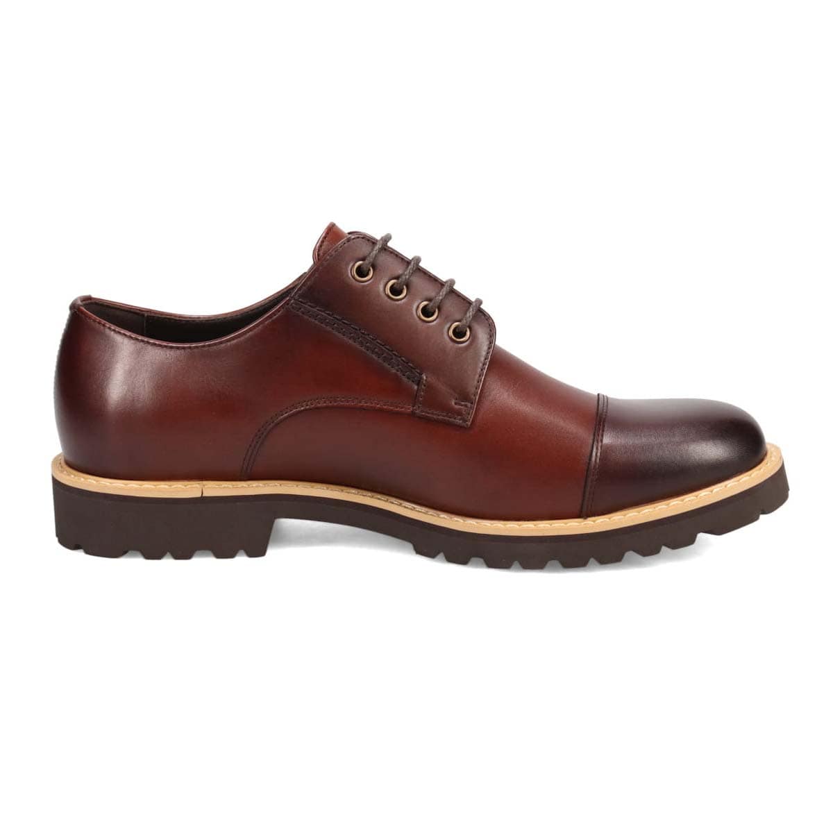 【ウィメンズサイズ】マドラス madras metaインソール搭載シューズ  レースアップカジュアルシューズ　MS651MT D-BROWN/BROWN 23.0