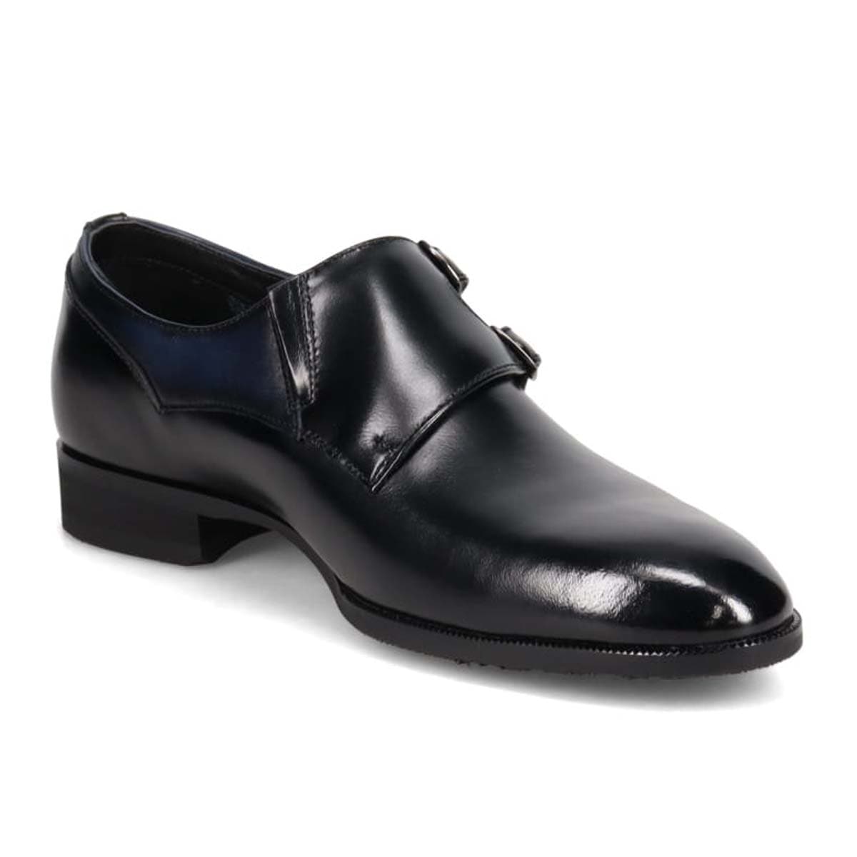 【GORE-TEX】マドラス madras 特許 リカバリーメタインソール搭載シューズ ダブルモンクストラップドレスシューズ　M712GMT BLACK/NAVY 25.0