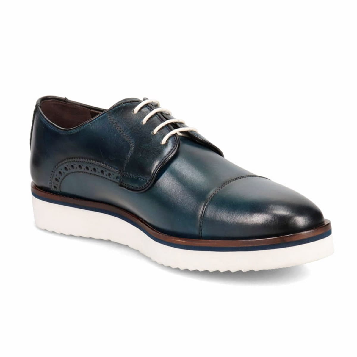マドラス madras metaインソール meta insole  外羽根ストレートチップドレスシューズ M8612MT BLUE/BLACK 25.0