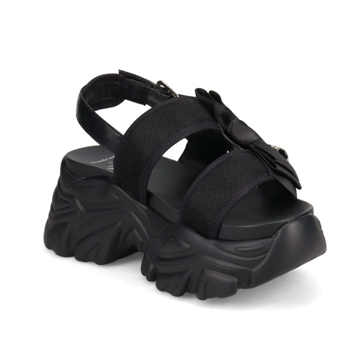 最旬トレンドで目立っちゃおう！マドラス madras TGC in あいち・なごや 2026 出演モデル着用シューズ　カジュアル厚底サンダル　MAL7584TGC BLACK 37（23.0cm～23.5cm）