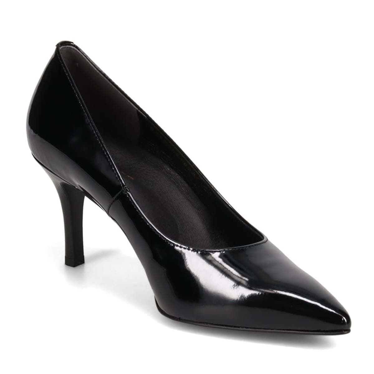 マドラス madras metaインソール搭載 7.0cm  ポインテッドトゥパンプス MAL9105MT BLACK-ENAMEL 23.0